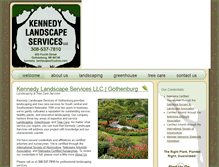 Tablet Screenshot of kennedy-landscapes.com